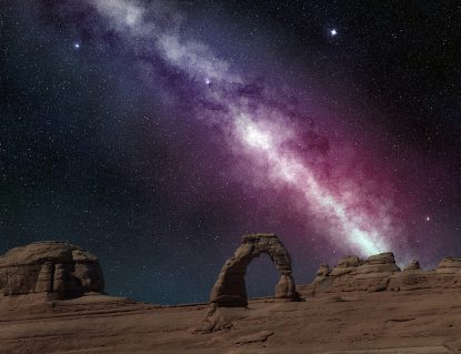 Milky Way Arches National Park Utah