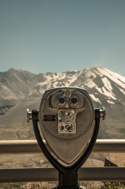 Viewfinder At Mt St Helens